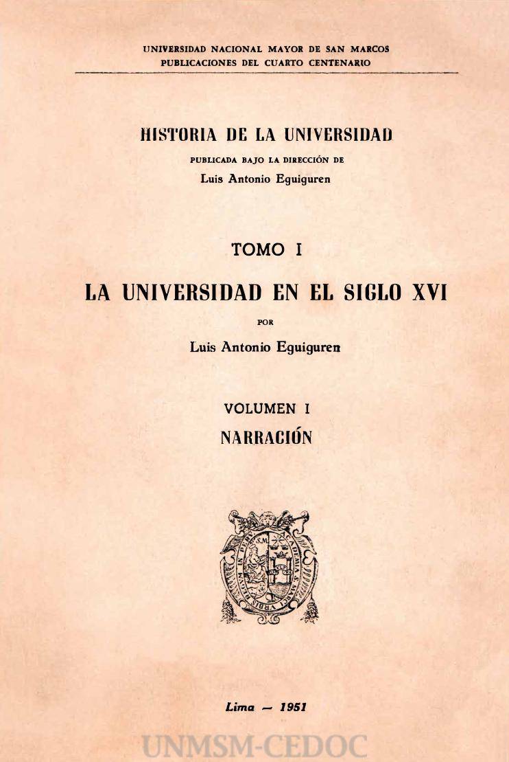 La Universidad en el siglo XVI 