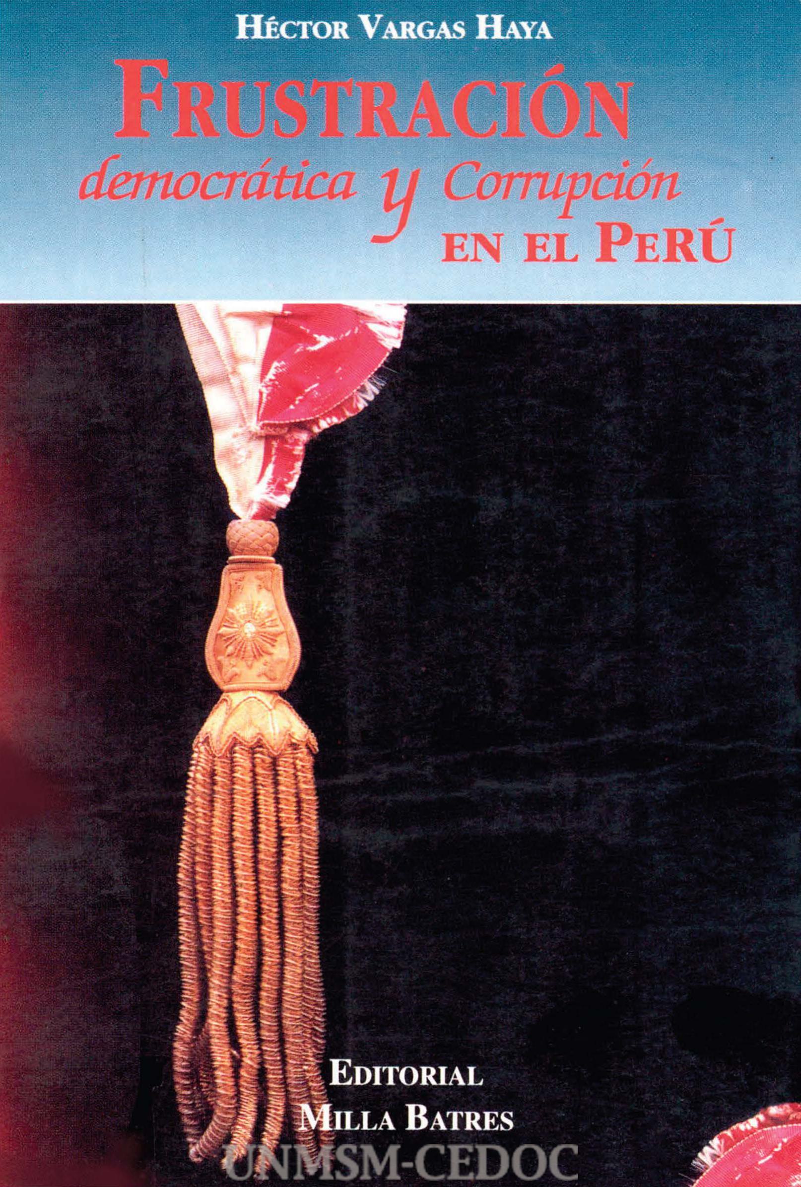 Frustración democrática y corrupción en el Perú