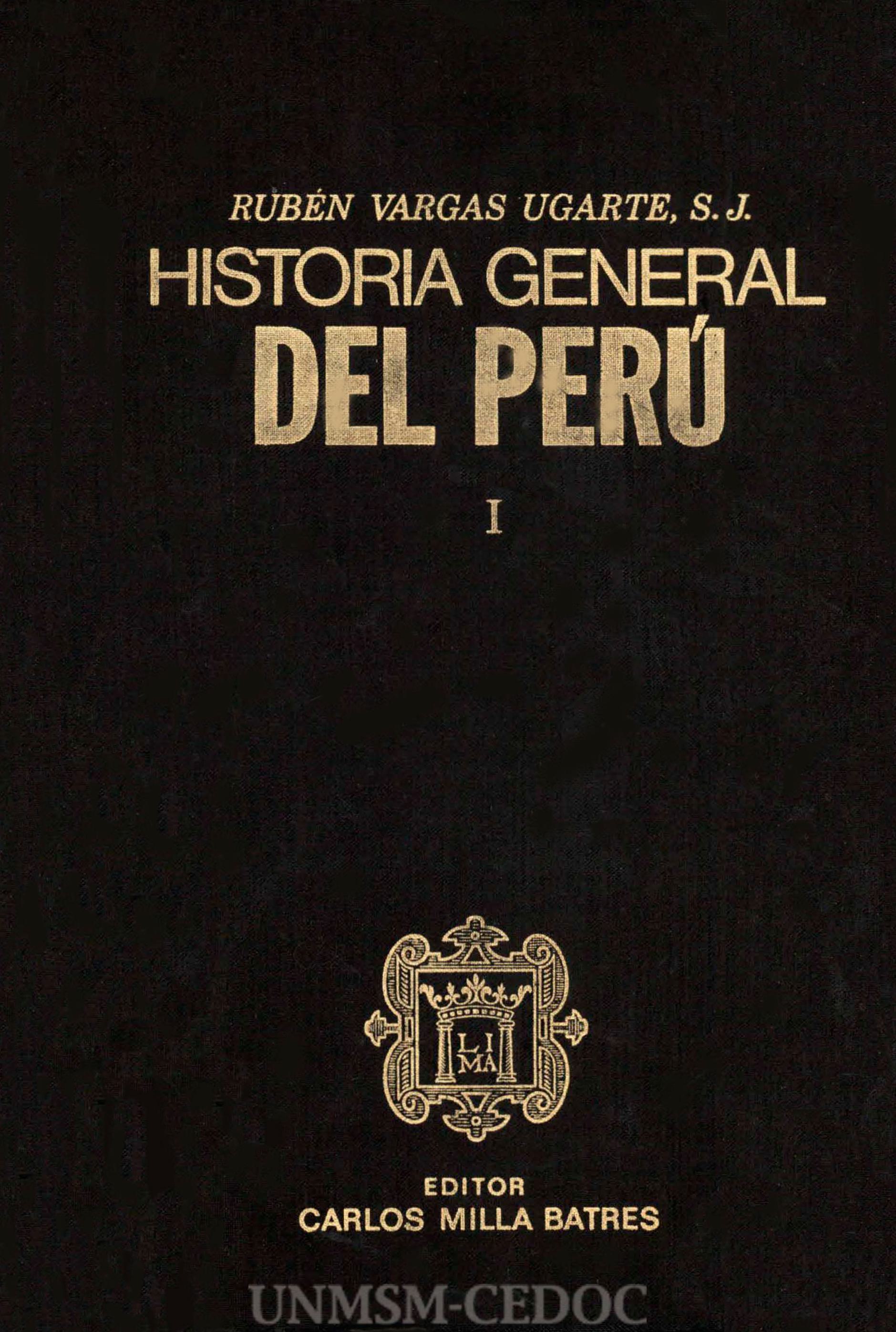 Historia general del Perú I