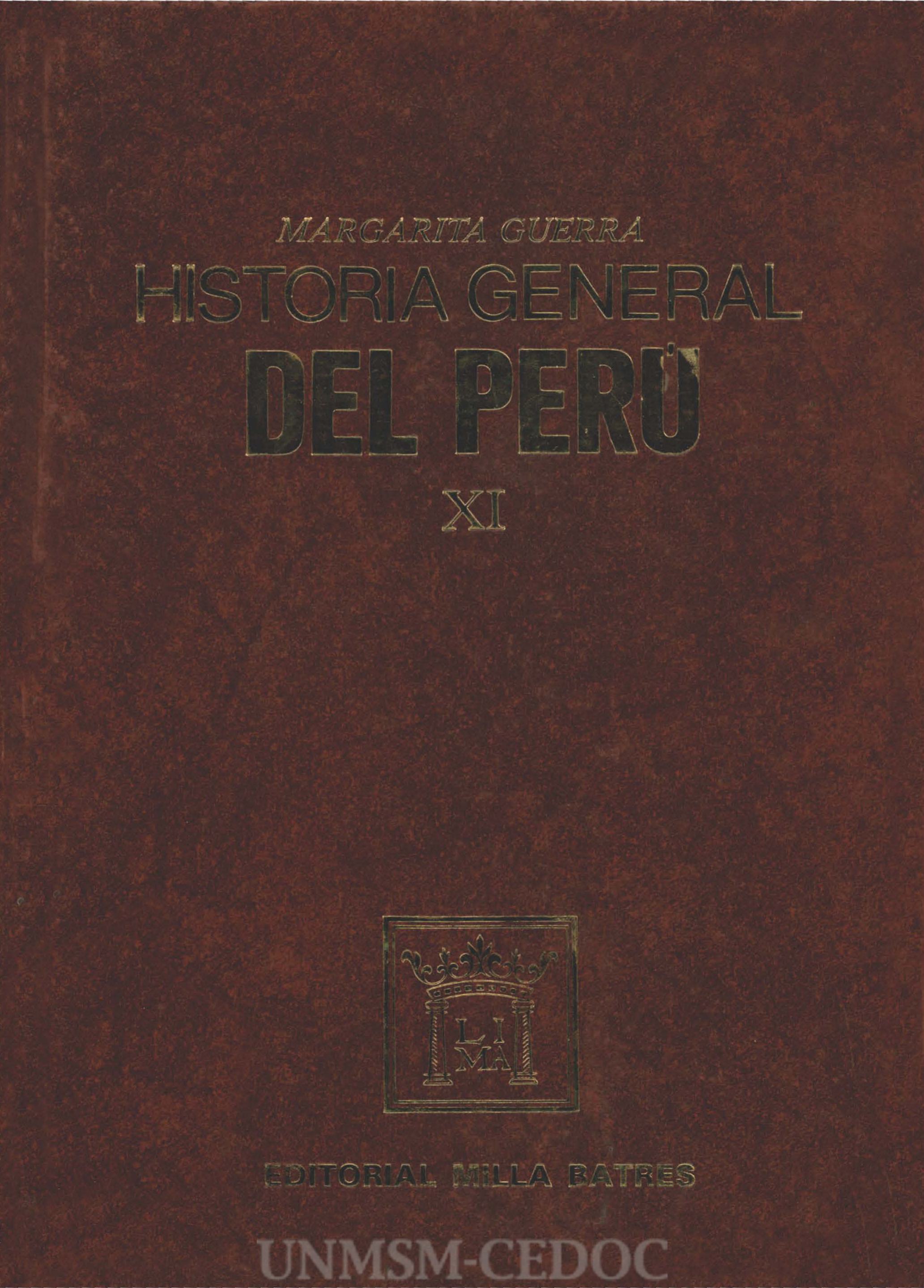 Historia general del Perú XI