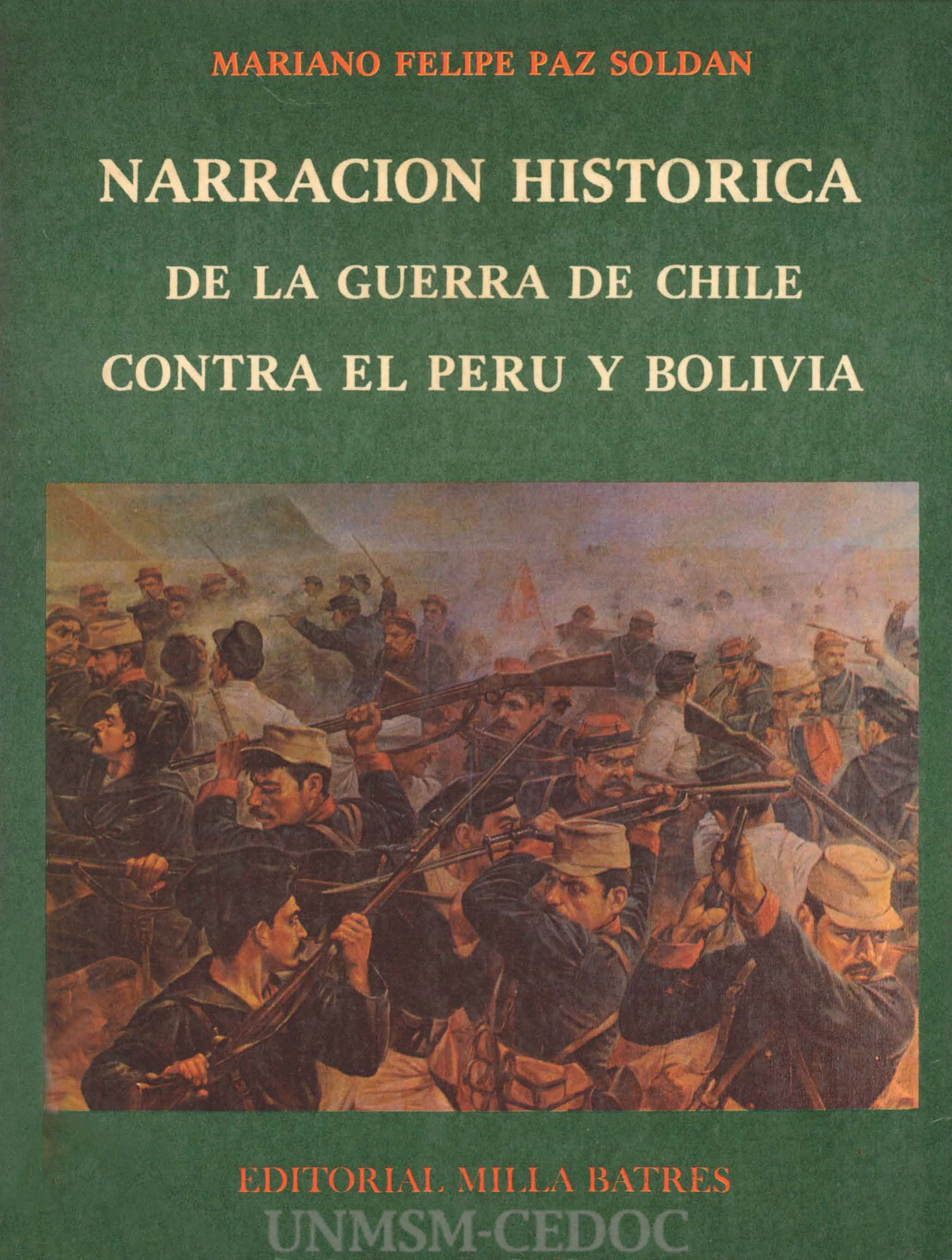 Narración histórica de la guerra de Chile contra el Perú y Bolivia Tomo II