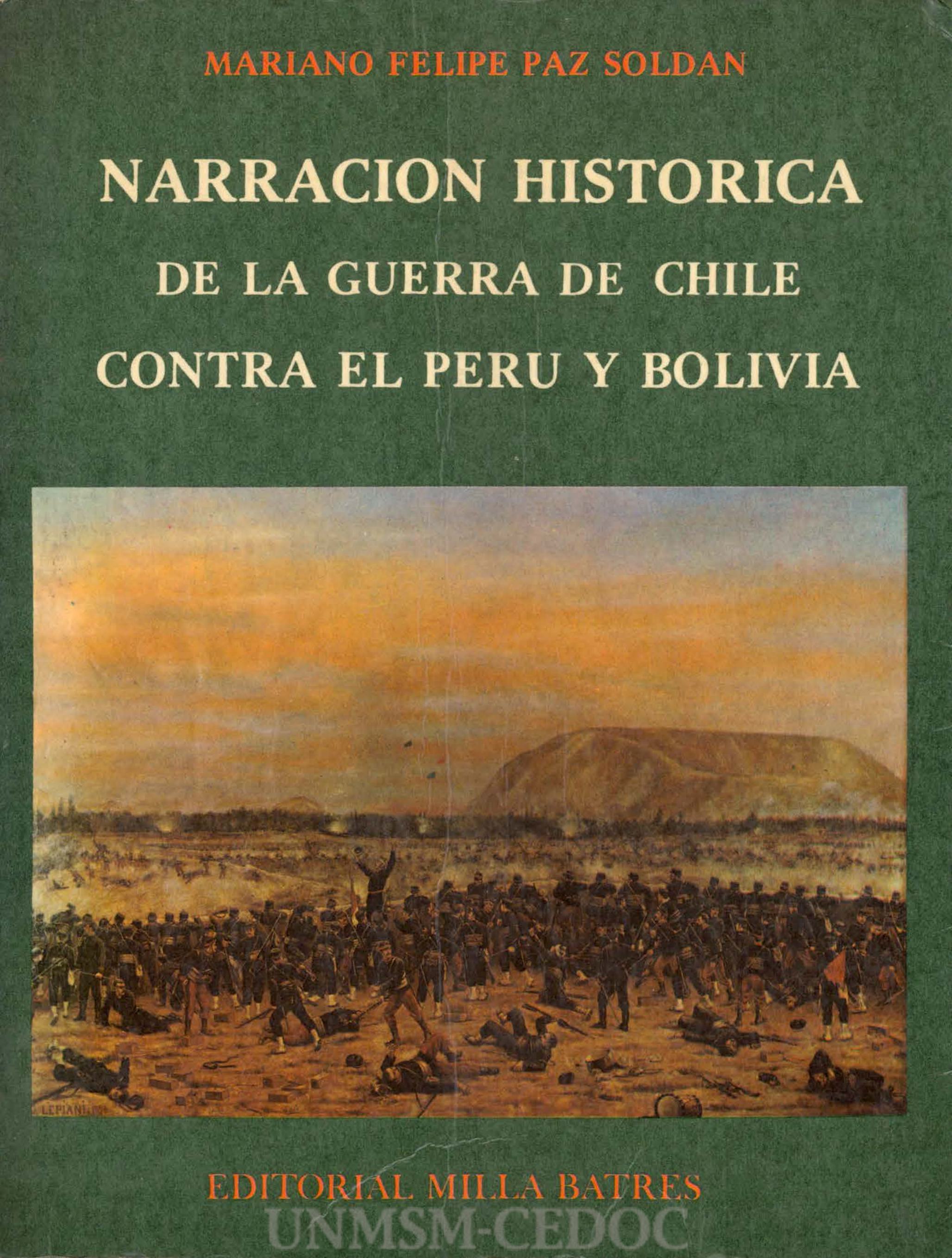 Narración histórica de la guerra de Chile contra el Perú y Bolivia Tomo III